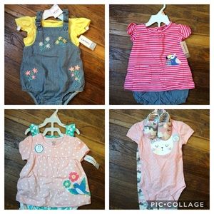 Bundle of baby girl clothing 12 months